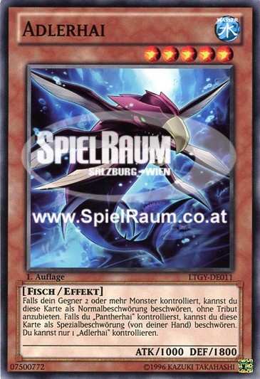 Eagle Shark Single: Yu-Gi-Oh! Lord of the Tachyon Galaxy Einzelkarte