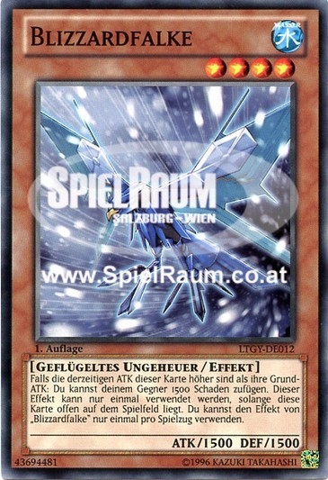 Blizzard Falcon Single: Yu-Gi-Oh! Lord of the Tachyon Galaxy Einzelkarte