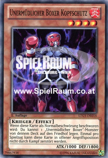 Battlin' Boxer Headgeared Single: Yu-Gi-Oh! Lord of the Tachyon Galaxy Einzelkarte