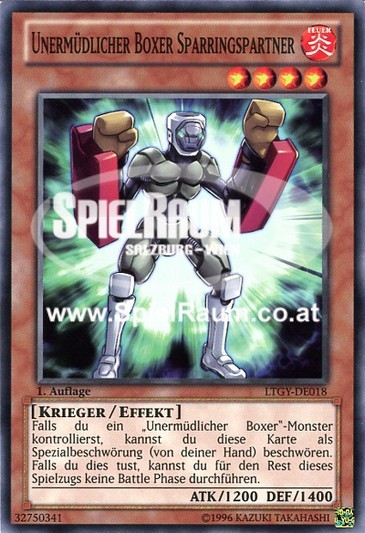 Battlin' Boxer Sparrer Single: Yu-Gi-Oh! Lord of the Tachyon Galaxy Einzelkarte