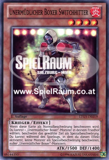 Battlin' Boxer Switchitter Single: Yu-Gi-Oh! Lord of the Tachyon Galaxy Einzelkarte