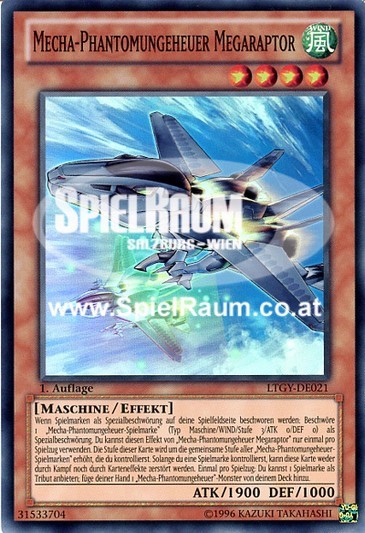 Mecha Phantom Beast Megaraptor Single: Yu-Gi-Oh! Lord of the Tachyon Galaxy Einzelkarte