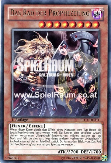 Wheel of Prophecy Single: Yu-Gi-Oh! Lord of the Tachyon Galaxy Einzelkarte