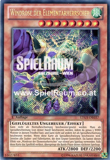 Windrose the Elemental Lord Single: Yu-Gi-Oh! Lord of the Tachyon Galaxy Einzelkarte