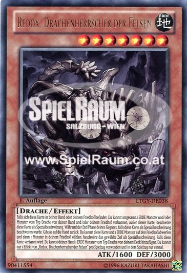 Redox, Dragon Ruler of Boulders Single: Yu-Gi-Oh! Lord of the Tachyon Galaxy Einzelkarte