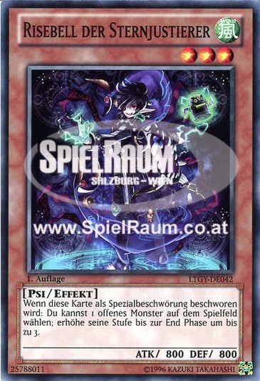 Risebell the Star Adjuster Single: Yu-Gi-Oh! Lord of the Tachyon Galaxy Einzelkarte