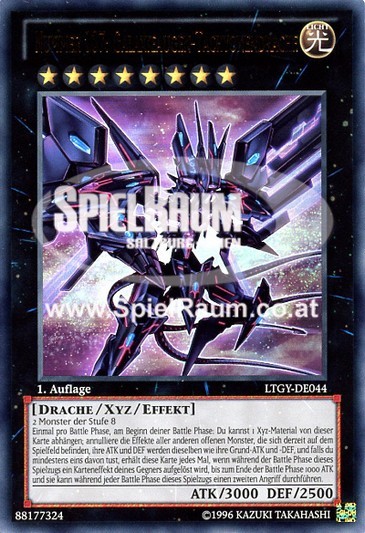 Number 107: Galaxy-Eyes Tachyon Dragon (V.2 - Ultra Rare) Single: Yu-Gi-Oh! Lord of the Tachyon Galaxy Einzelkarte