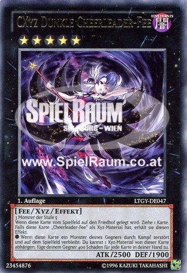 CXyz Dark Fairy Cheer Girl Single: Yu-Gi-Oh! Lord of the Tachyon Galaxy Einzelkarte