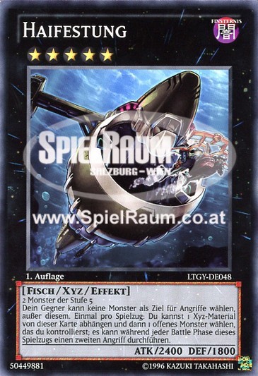 Shark Fortress Single: Yu-Gi-Oh! Lord of the Tachyon Galaxy Einzelkarte
