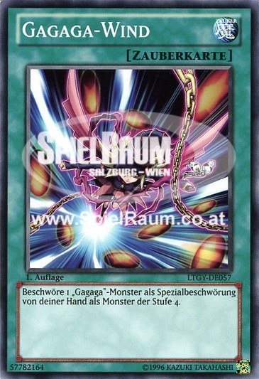 Gagagawind Single: Yu-Gi-Oh! Lord of the Tachyon Galaxy Einzelkarte