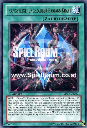 Rank-Up-Magic Barian's Force (V.1 - Ultra Rare) Single: Yu-Gi-Oh! Lord of the Tachyon Galaxy Einzelkarte