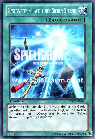 Sacred Sword of Seven Stars Single: Yu-Gi-Oh! Lord of the Tachyon Galaxy Einzelkarte