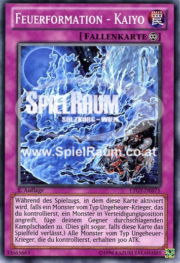 Fire Formation - Kaiyo Single: Yu-Gi-Oh! Lord of the Tachyon Galaxy Einzelkarte
