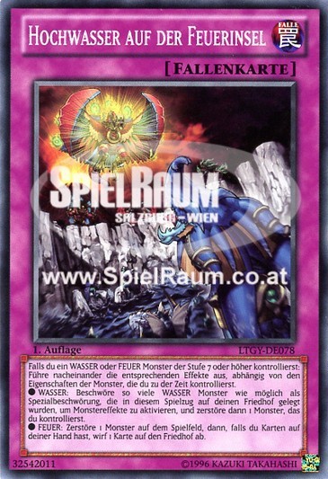High Tide on Fire Island Single: Yu-Gi-Oh! Lord of the Tachyon Galaxy Einzelkarte