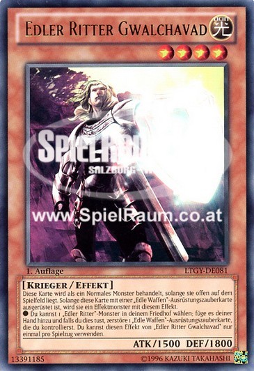 Noble Knight Gwalchavad (V.1 - Ultra Rare) Single: Yu-Gi-Oh! Lord of the Tachyon Galaxy Einzelkarte