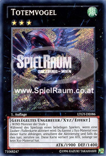 Totem Bird Single: Yu-Gi-Oh! Lord of the Tachyon Galaxy Einzelkarte