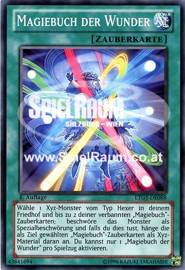 Spellbook of Miracles Single: Yu-Gi-Oh! Lord of the Tachyon Galaxy Einzelkarte