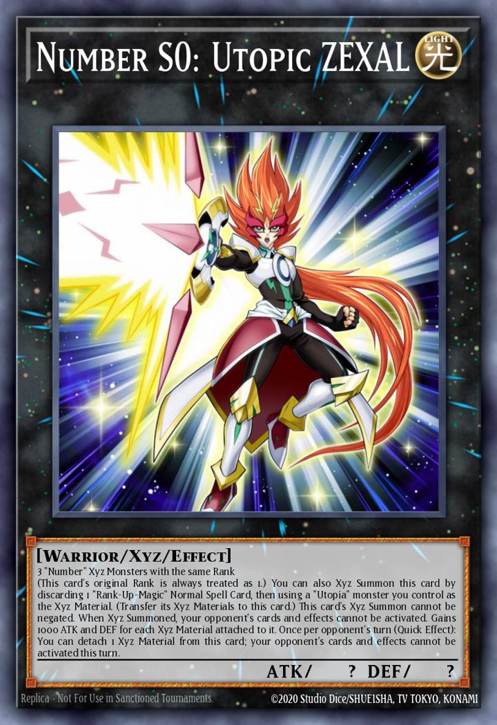Number S0: Utopic ZEXAL Single: Yu-Gi-Oh! Maximum Crisis Einzelkarte