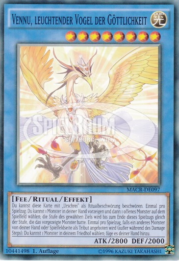 Vennu, Bright Bird of Divinity