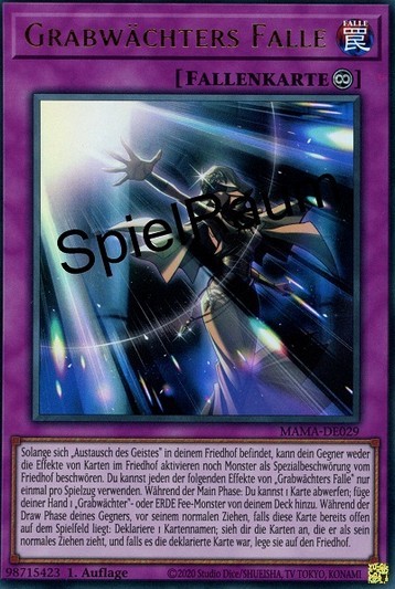 Gravekeeper's Trap (V.1 - Ultra Rare)