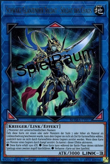 Black Luster Soldier - Soldier of Chaos (V.1 - Ultra Rare)