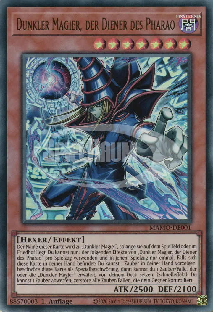 Dark Magician, the Pharaoh's Servant (V.1 - Ultra Rare)