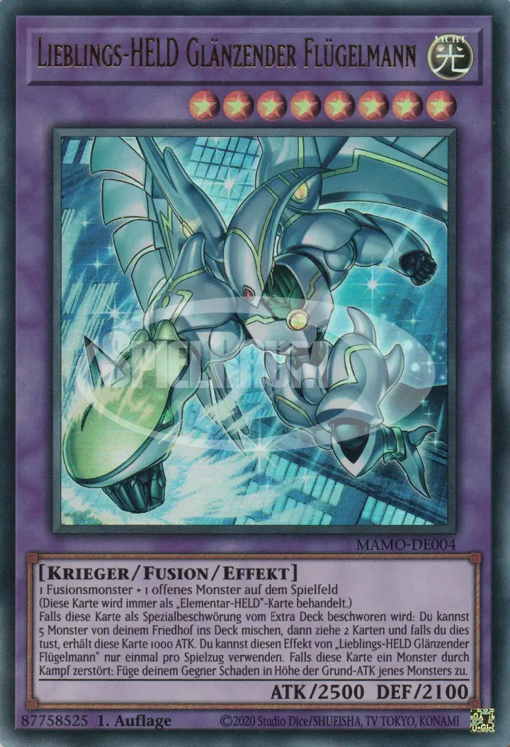 Favorite HERO Shining Flare Wingman (V.1 - Ultra Rare)