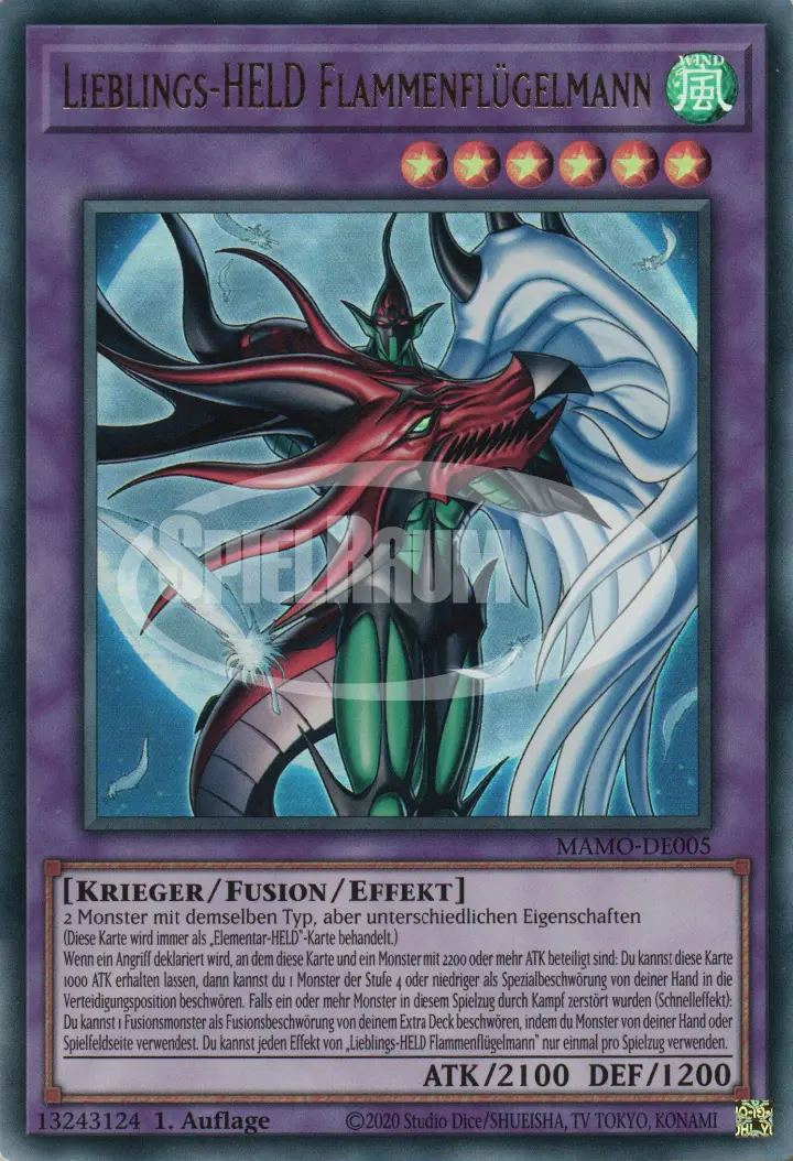 Favorite HERO Flame Wingman (V.1 - Ultra Rare)