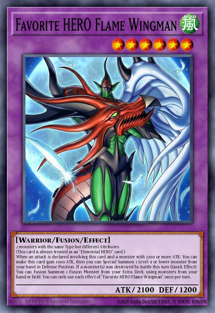 Favorite HERO Flame Wingman (V.1 - Ultra Rare)