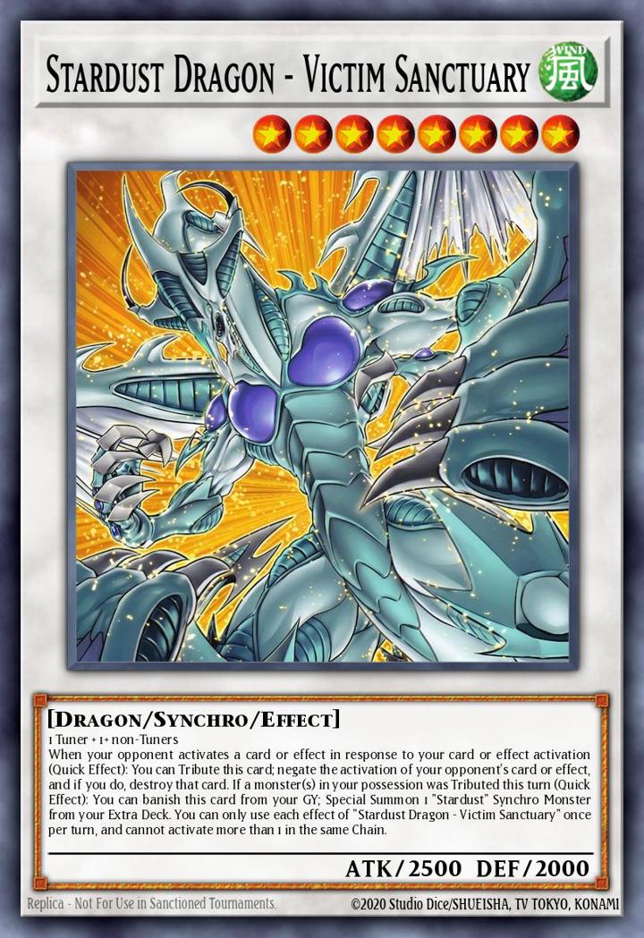 Stardust Dragon - Victim Sanctuary (V.1 - Ultra Rare)