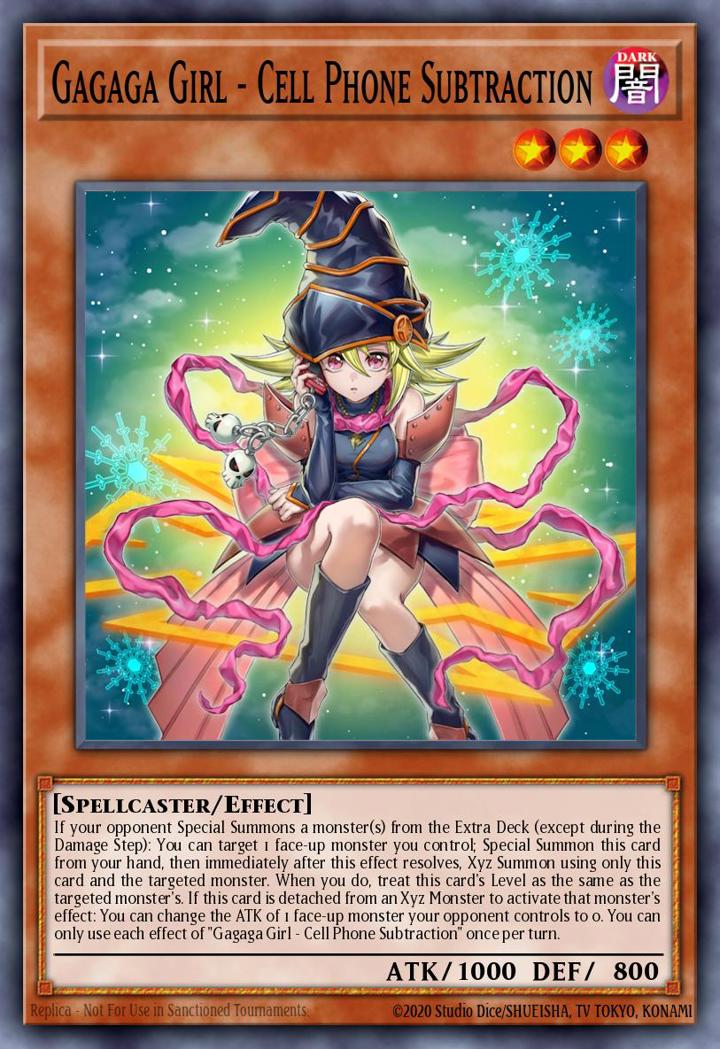 Gagaga Girl - Cell Phone Subtraction (V.1 - Ultra Rare)