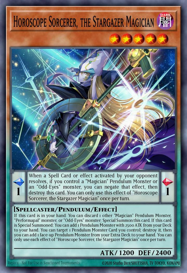 Horoscope Sorcerer, the Stargazer Magician (V.1 - Ultra Rare)