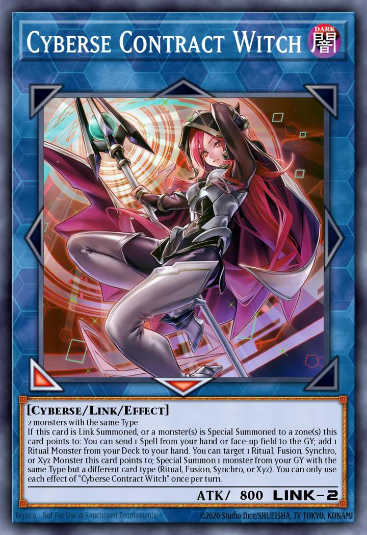 Cyberse Contract Witch (V.1 - Ultra Rare)