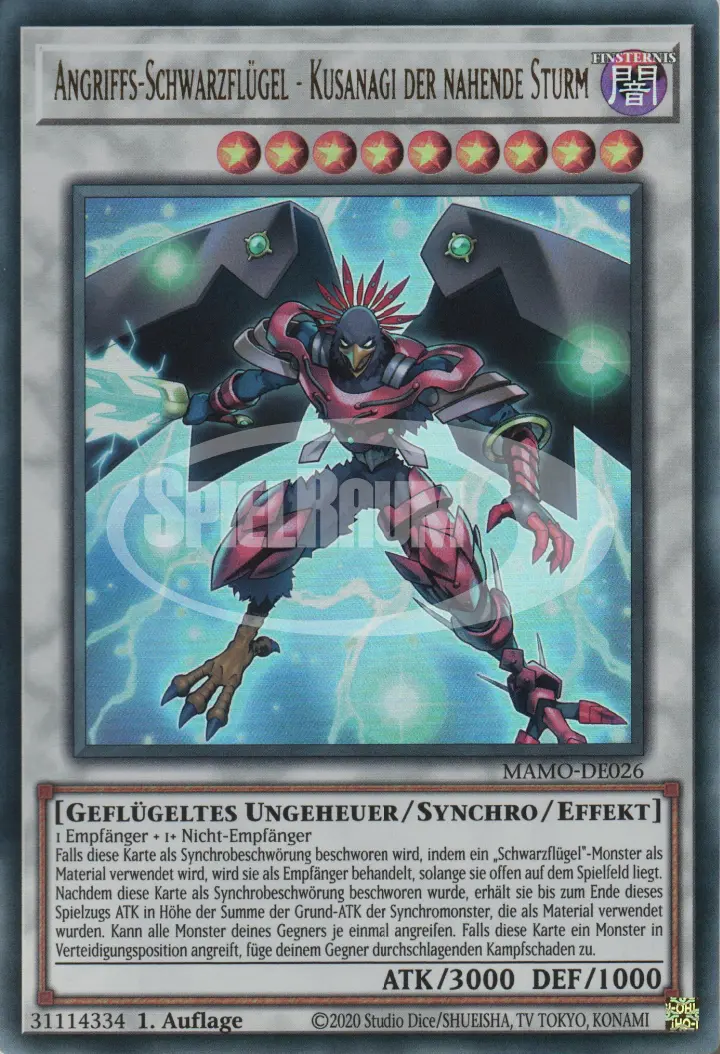 Assault Blackwing - Kusanagi the Gathering Storm (V.1 - Ultra Rare)