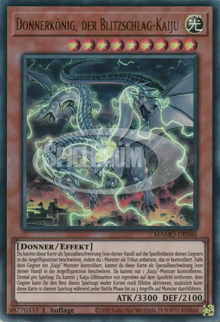 Thunder King, the Lightningstrike Kaiju