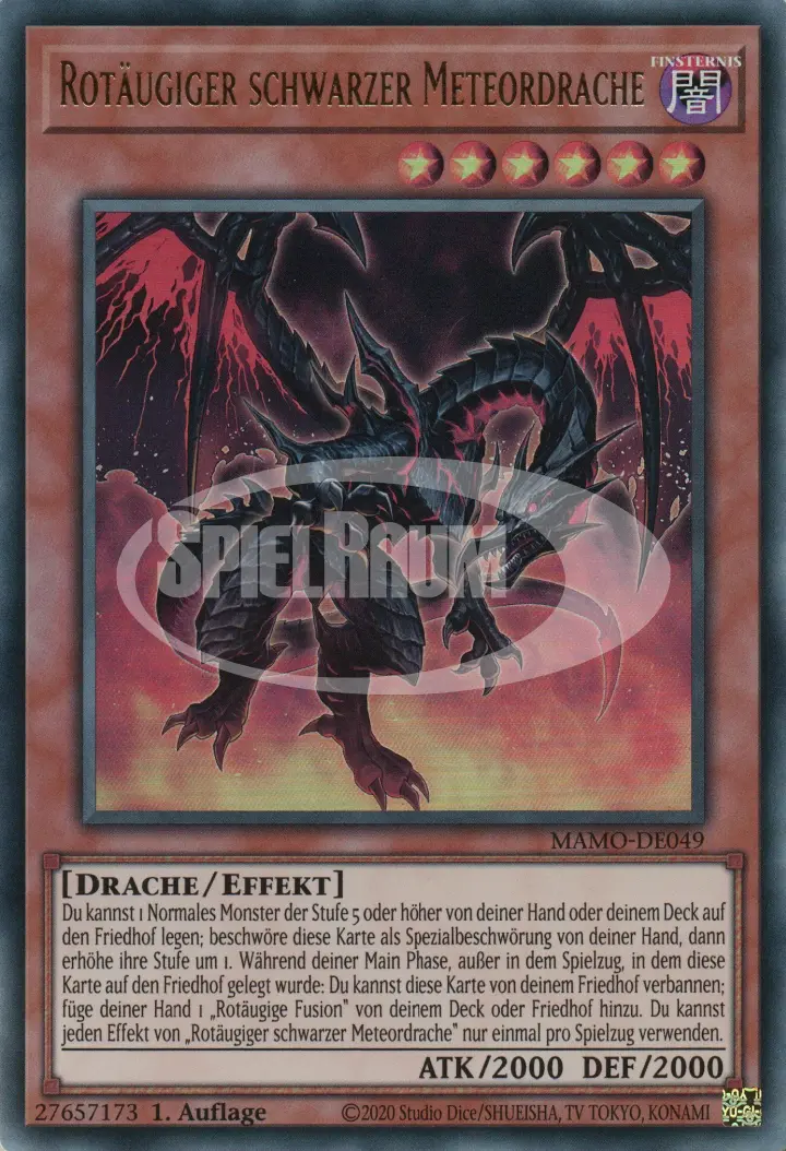 Red-Eyes Black Meteor Dragon