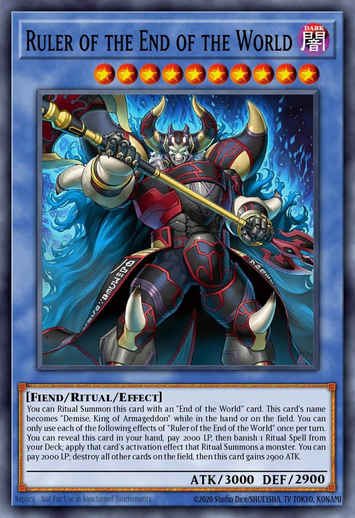 Ruler of the End of the World (V.1 - Secret Rare)