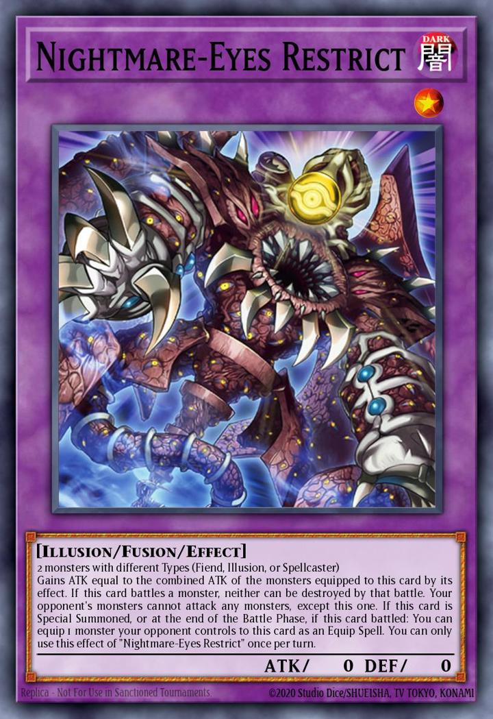 Nightmare-Eyes Restrict (V.1 - Secret Rare)