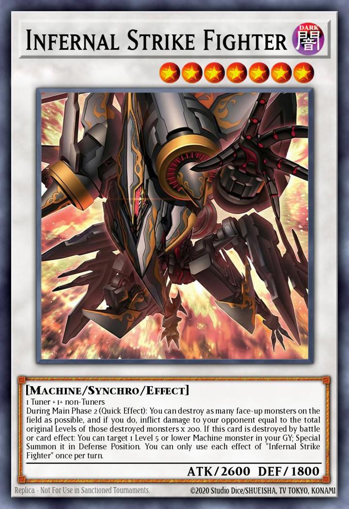 Infernal Strike Fighter (V.1 - Secret Rare)
