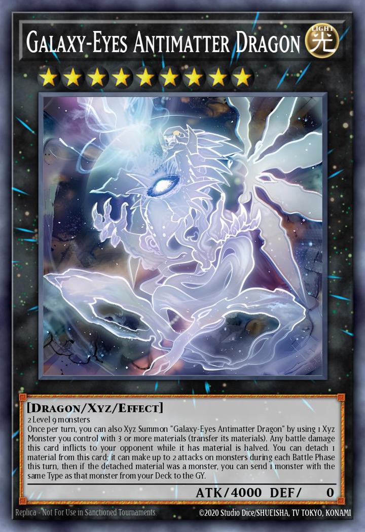 Galaxy-Eyes Antimatter Dragon (V.1 - Secret Rare)