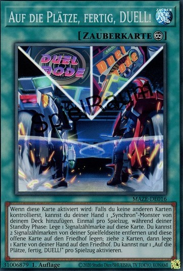 On Your Mark, Get Set, DUEL! (V.1 - Super Rare)