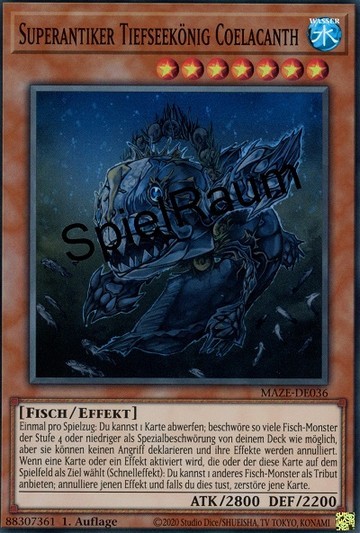Superancient Deepsea King Coelacanth