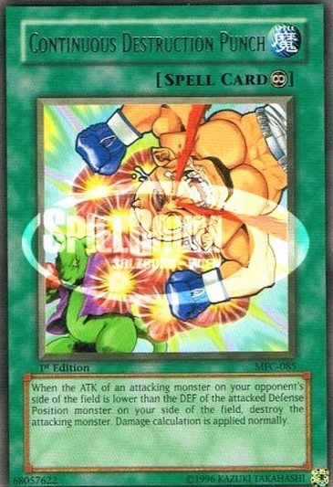 Continuous Destruction Punch Single: Yu-Gi-Oh! Magician's Force Einzelkarte