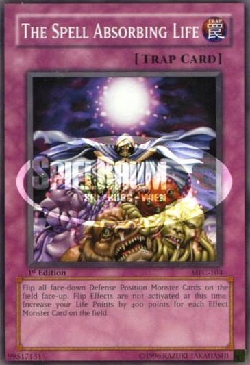 The Spell Absorbing Life Single: Yu-Gi-Oh! Magician's Force Einzelkarte