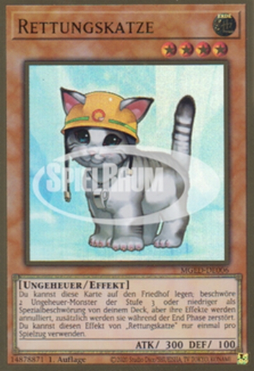 Rescue Cat (V.2 - Premium Gold Rare) Single: Yu-Gi-Oh! Maximum Gold: El Dorado Einzelkarte