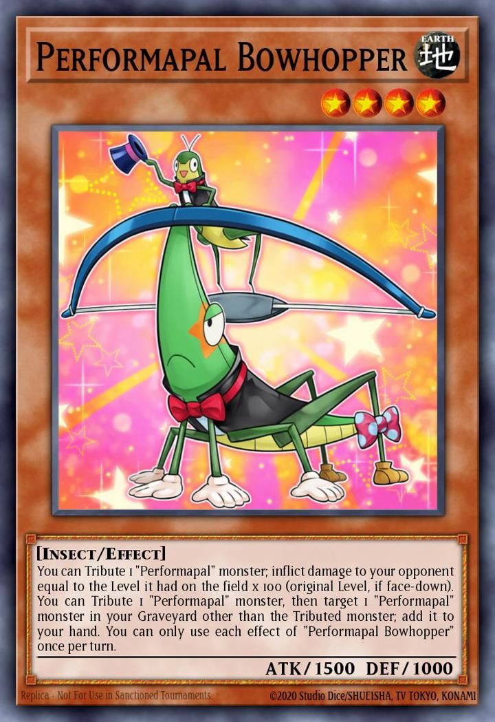 Performapal Bowhopper Single: Yu-Gi-Oh! 2016 Mega-Tin Mega Pack Einzelkarte