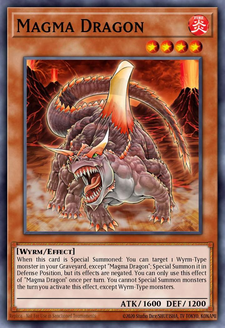 Magma Dragon Single: Yu-Gi-Oh! 2016 Mega-Tin Mega Pack Einzelkarte