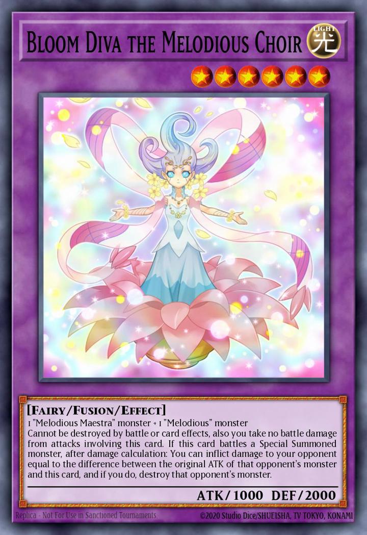 Bloom Diva the Melodious Choir Single: Yu-Gi-Oh! 2016 Mega-Tin Mega Pack Einzelkarte