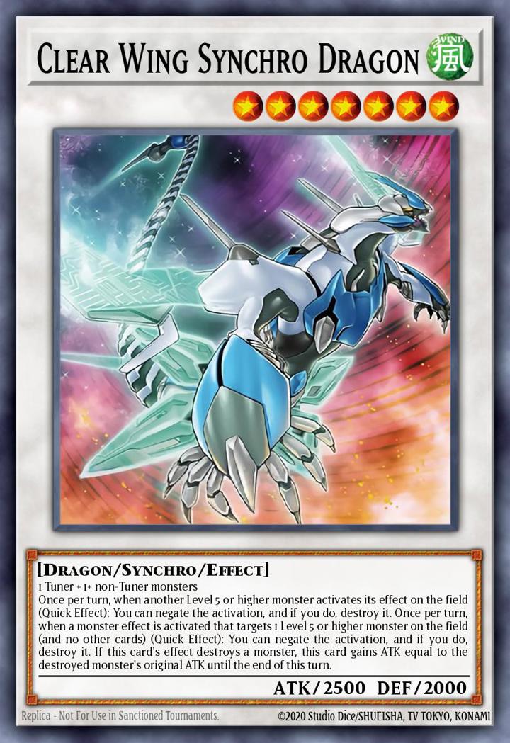 Clear Wing Synchro Dragon Single: Yu-Gi-Oh! 2016 Mega-Tin Mega Pack Einzelkarte