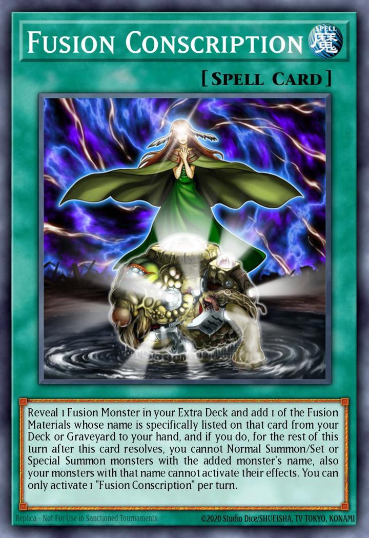 Fusion Conscription Single: Yu-Gi-Oh! 2016 Mega-Tin Mega Pack Einzelkarte